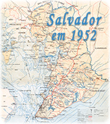 Mapa antigo Salvador